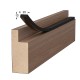 BLACK ADHESIVE DRAUGHT EXCLUDER 20x10 5m DRAUGHT EXCLUDERS - RUBBER SEALS